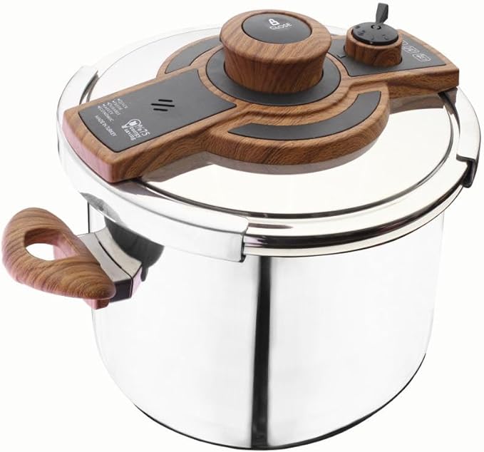 Homi Pressure Cooker, 10 Liter , Wooden - Image 2
