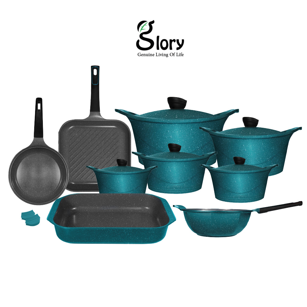 Lux cookware set 16 Piece